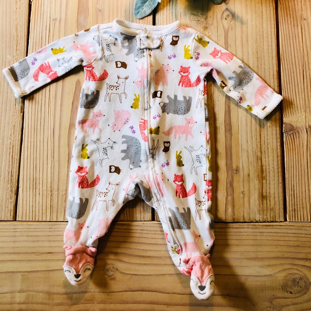 Target brand 3m pajamas for baby girl